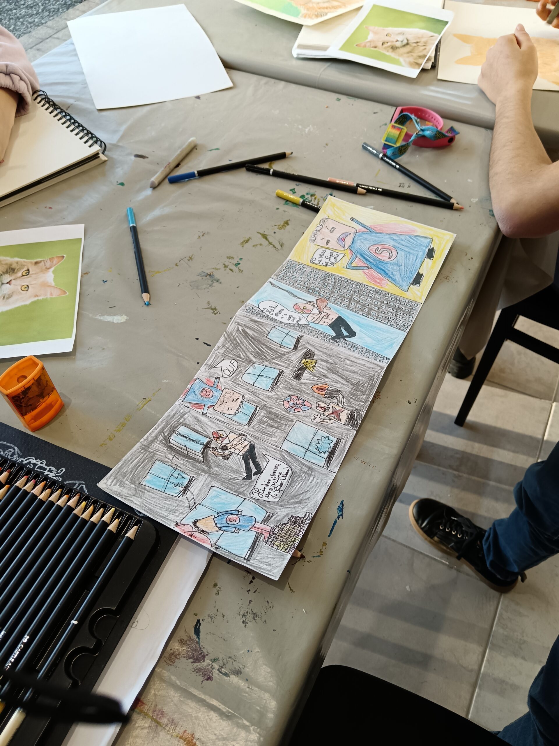 Atelier enfant Mini BD Super héros