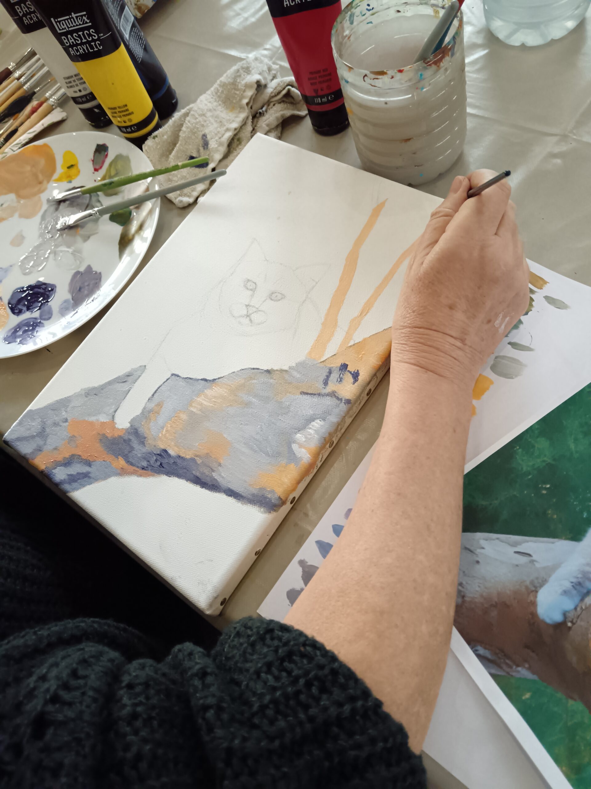 atelier adulte Dessin, aquarelle peinture, Les animaux