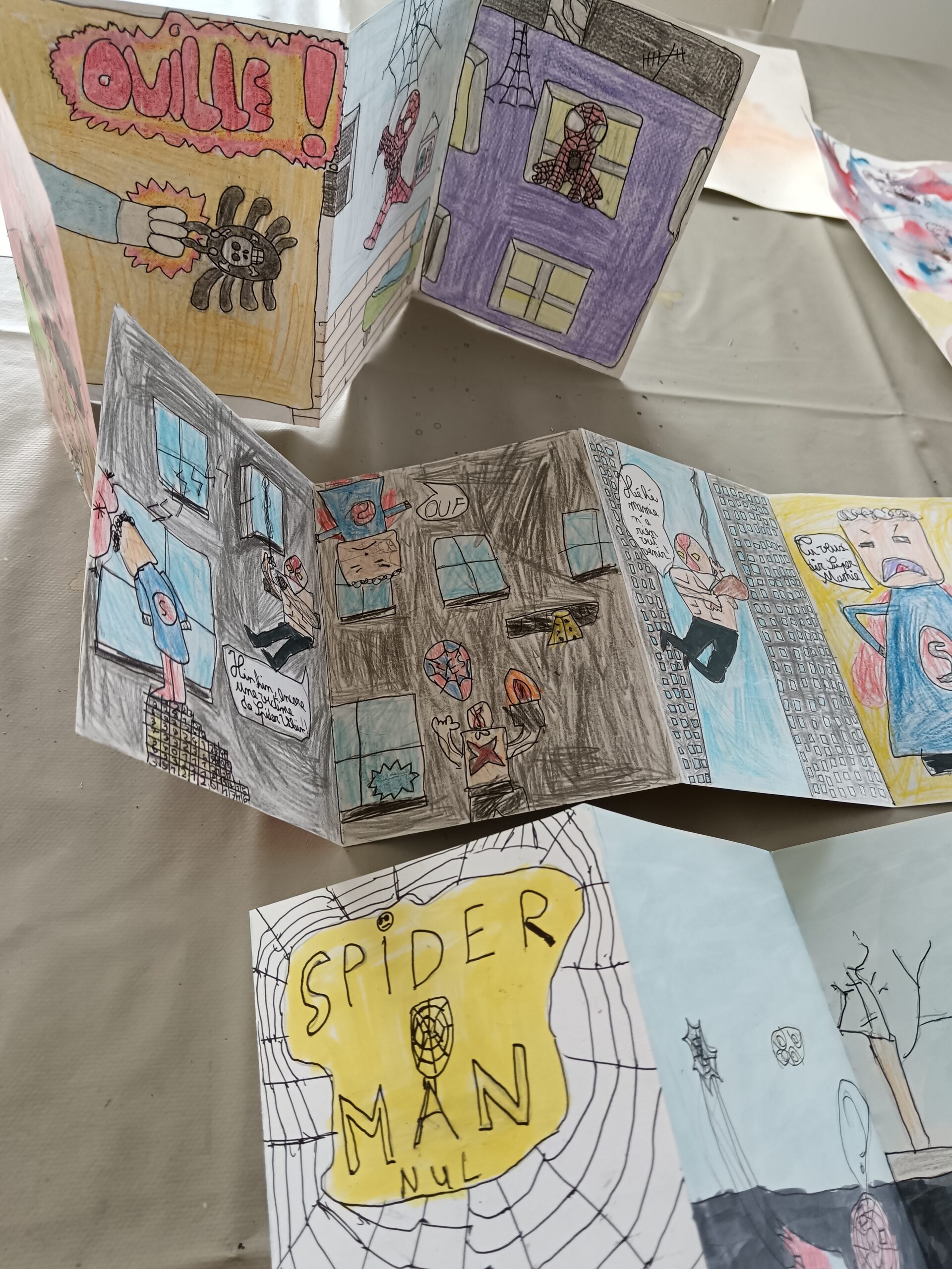 Atelier enfant Mini BD Super héros