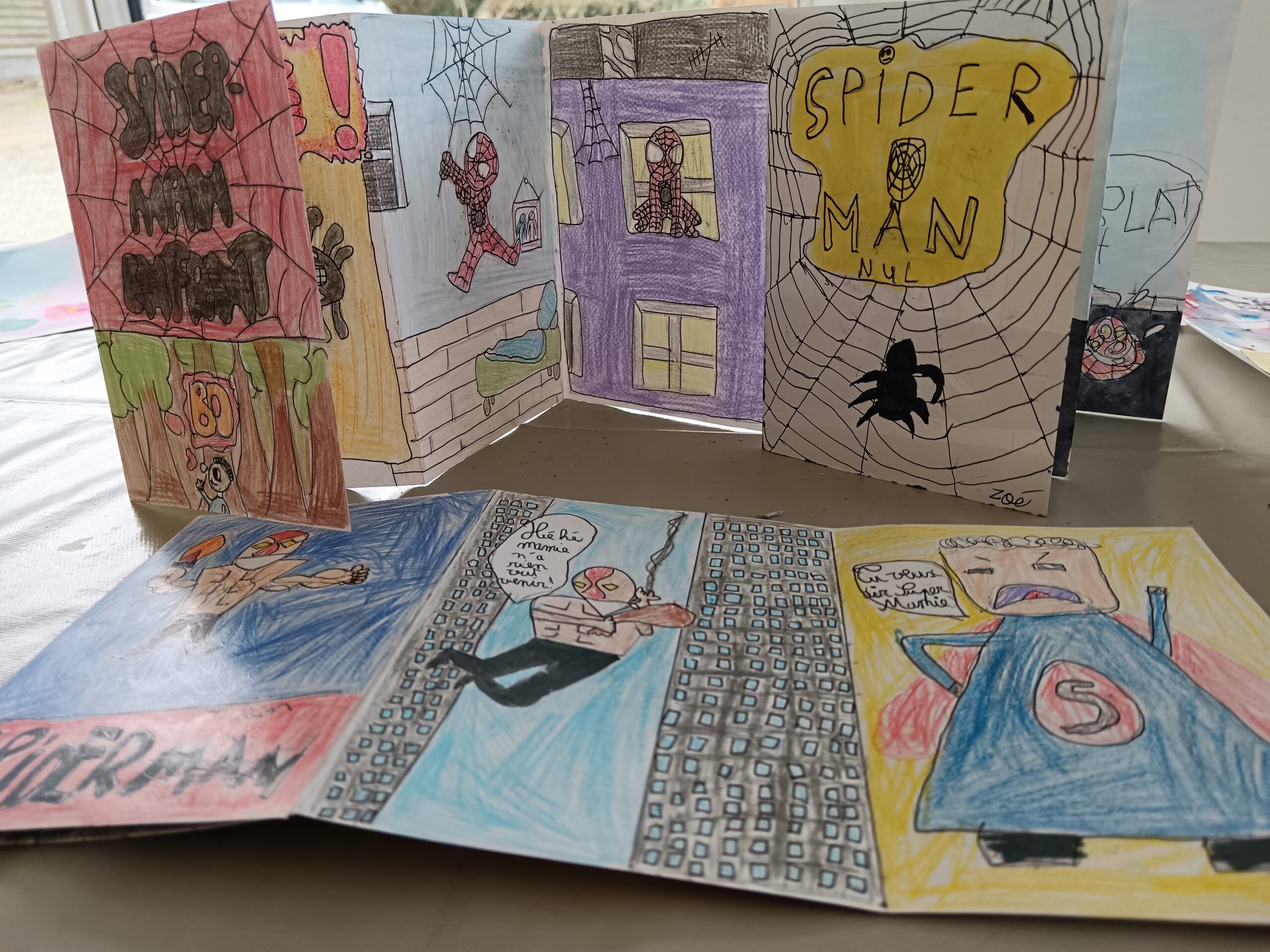 Atelier enfant Mini BD Super héros