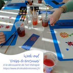 Animation initiation art thérapie week-end femmes Finistère Bretagne